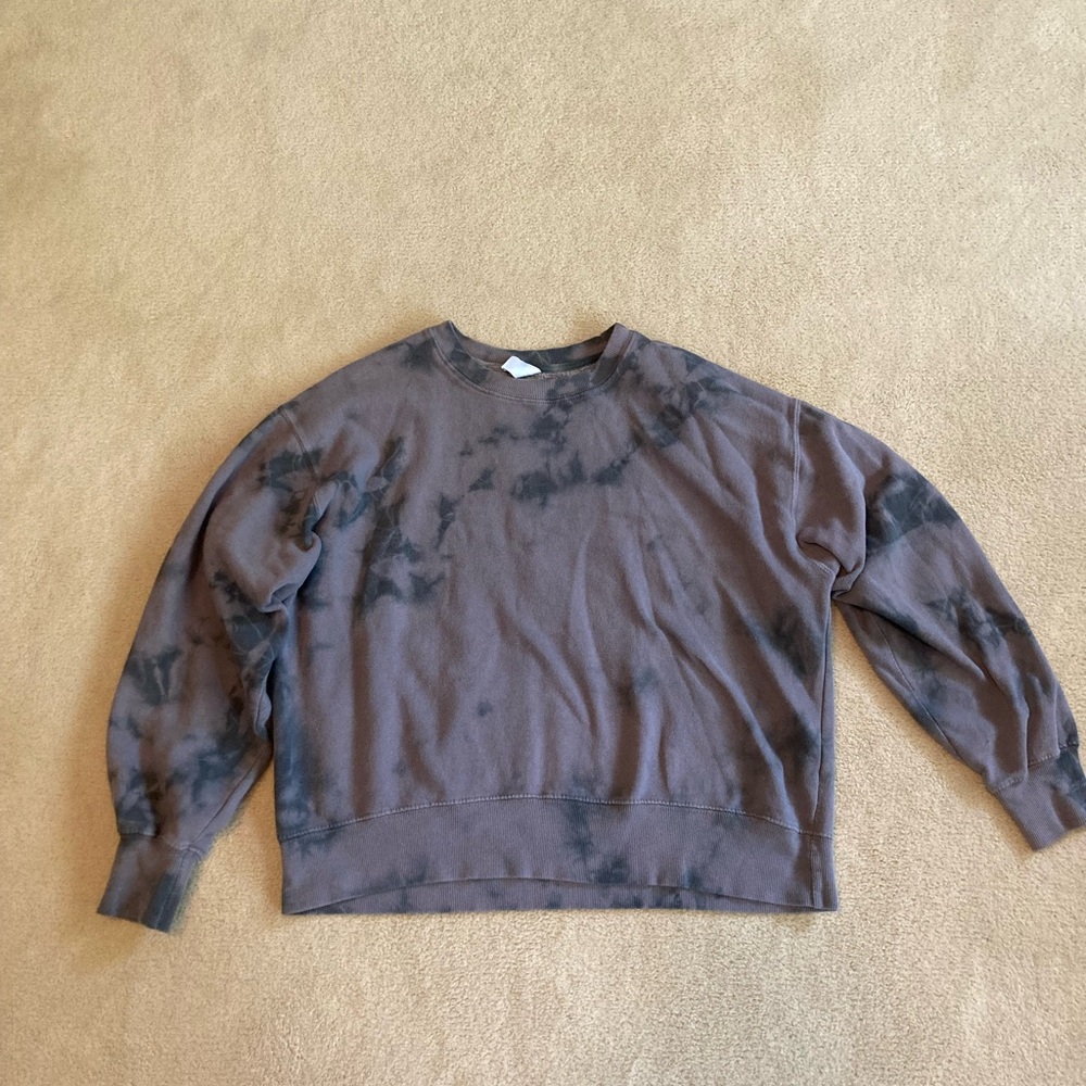 Tie dye crewneck sweatshirt